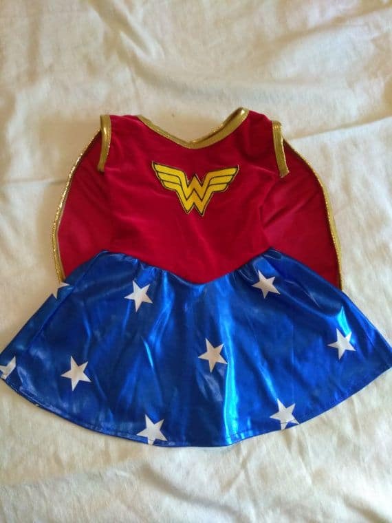 Fantasia de Carnaval para bebê menina de Mulher Maravilha32