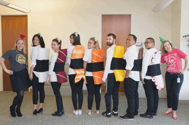 Fantasias de Carnaval em grupo com tema comida58