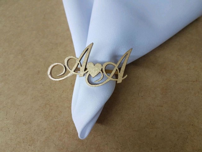 Porta guardanapo barato para casamento mdf