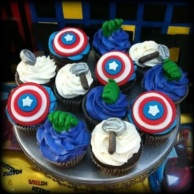 como fazer Cupcake Vingadores