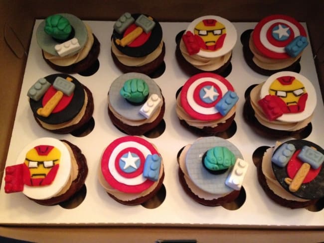cupcake dos vingadores