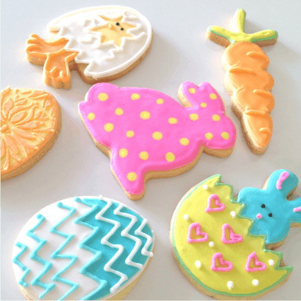 decoração de Biscoito de Páscoa