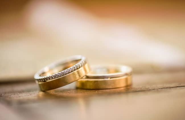 fotos de alianças de casamento