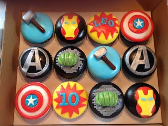 ideias de Cupcake Vingadores