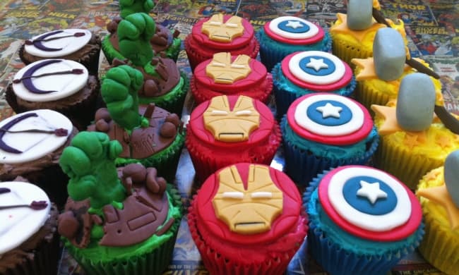 lindos cupcakes vingadores