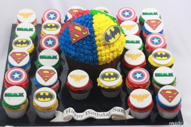 modelos de Cupcake Vingadores