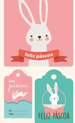 Modelo TAG de Páscoa arrumar