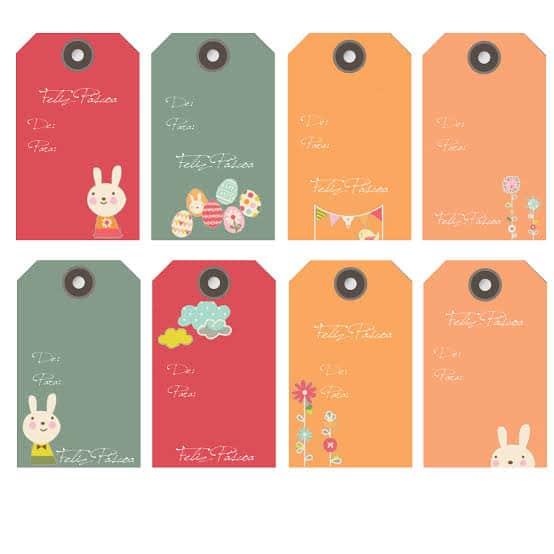 Modelo TAG de Páscoa para Presente 2