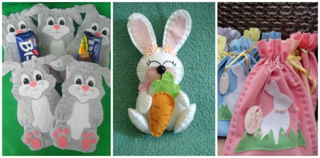 Montagem de lembrancinhas para páscoa