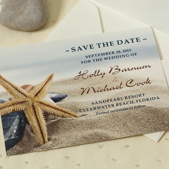 Save the date casamento praiano