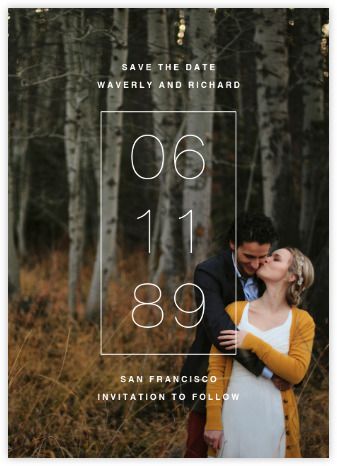 Save the date criativo bonito