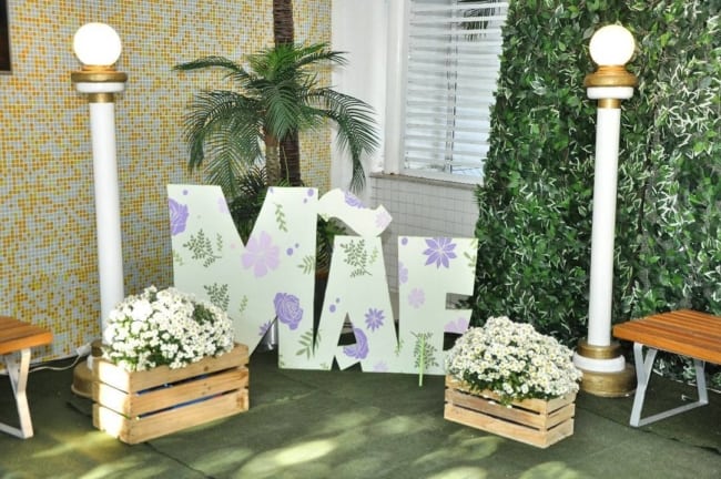 decoração dia das mães para empresa