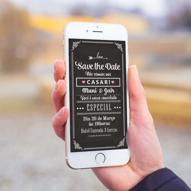 estilos de Save the date digital