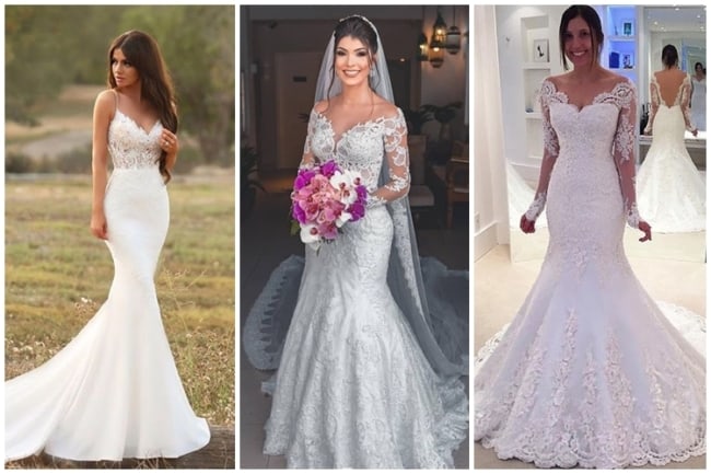 fotos de vestidos de noiva sereia