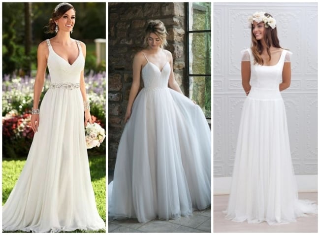 fotos de vestidos de noiva simples