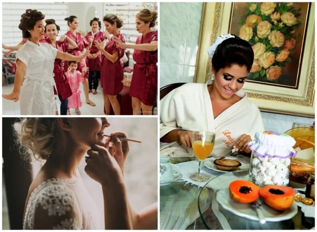 planejamento para o dia de noiva