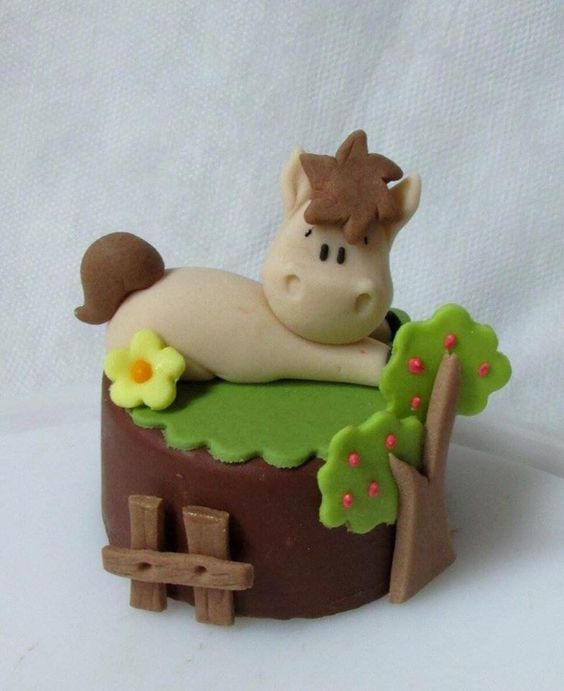 Cupcake fazendinha de bichinho