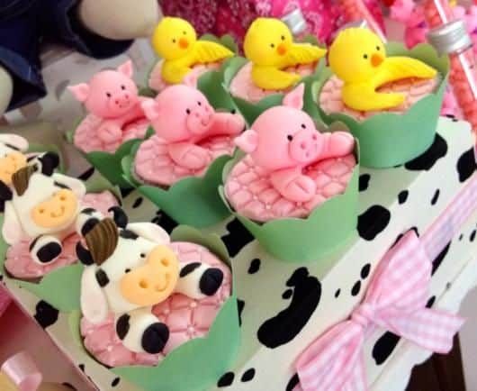 Estilo de cupcake fazendinha