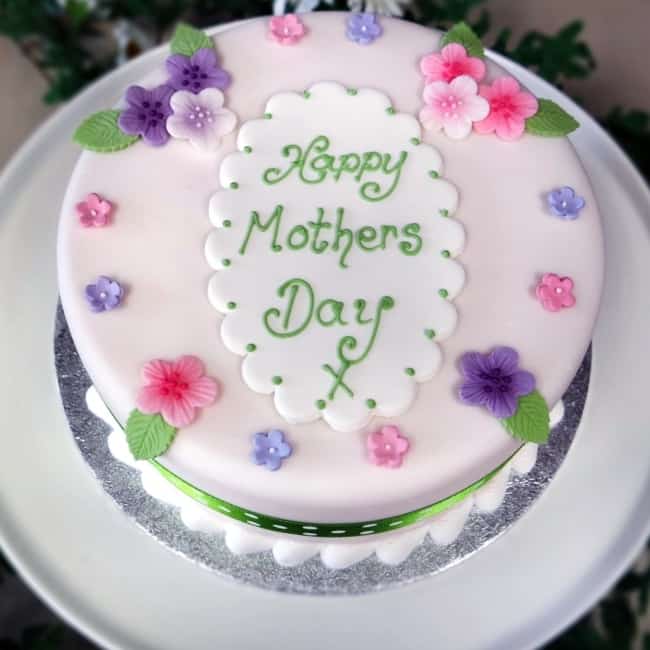 Homenagem para o dia das mães bolo decorativo