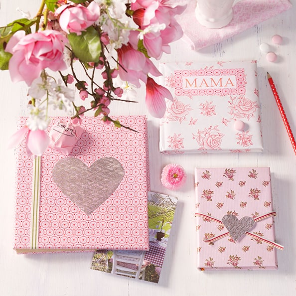 Homenagem para o dia das mães caderno e agenda