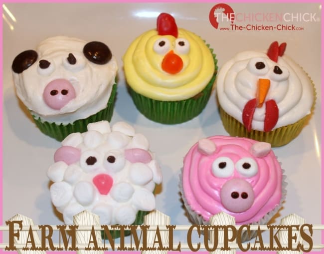 Jeito de fazer cupcake de fazendinha de animais