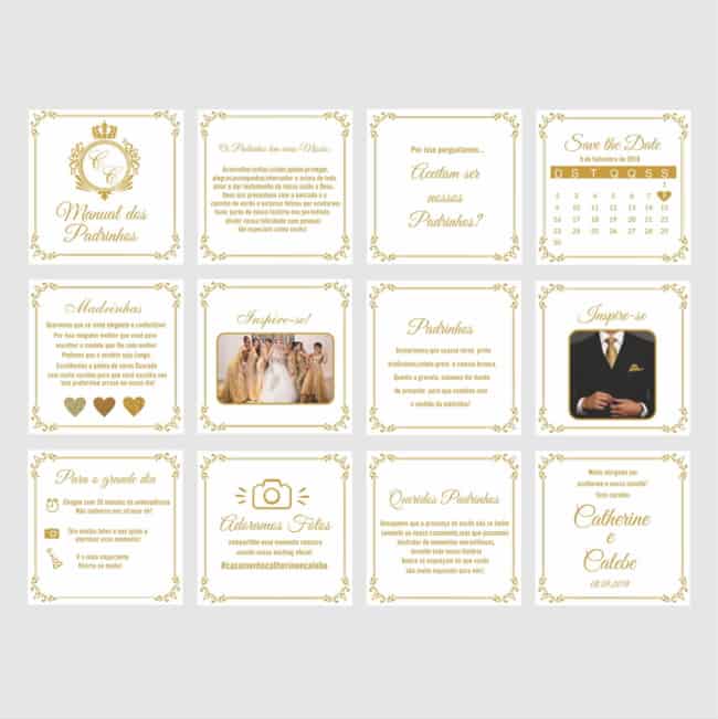 Manual dos padrinhos dourado