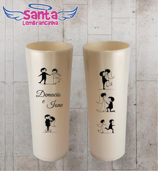 ideias de copo long drink para casamento