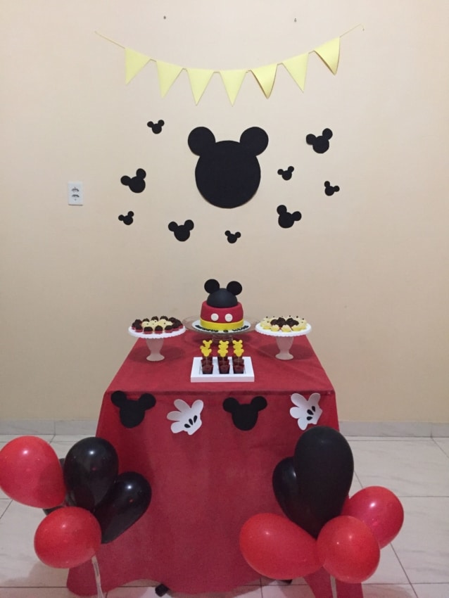 Mesversário Mickey Como fazer 45 ideias incríveis 2024