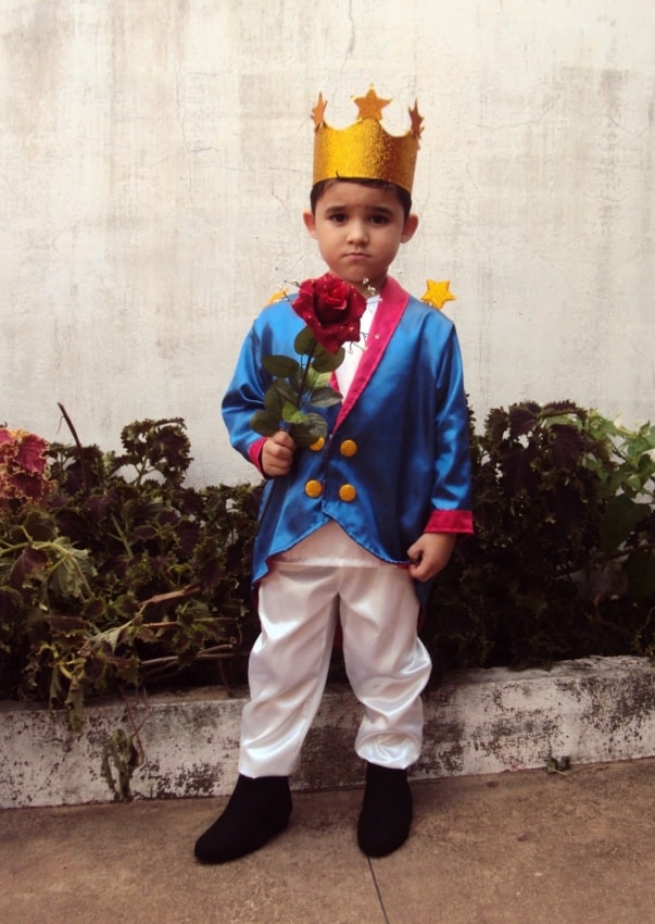 Fantasia de pequeno príncipe sofisticada