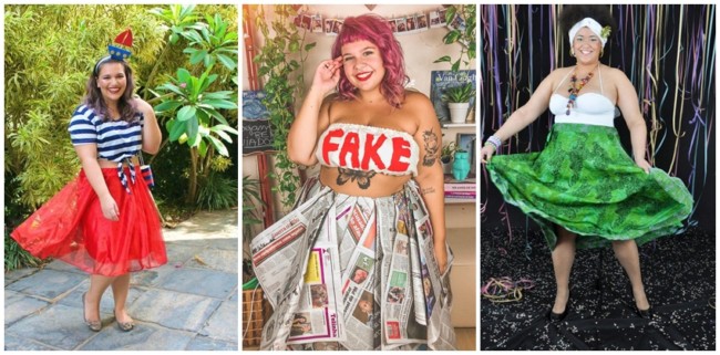 ideias de fantasias plus size improvisadas