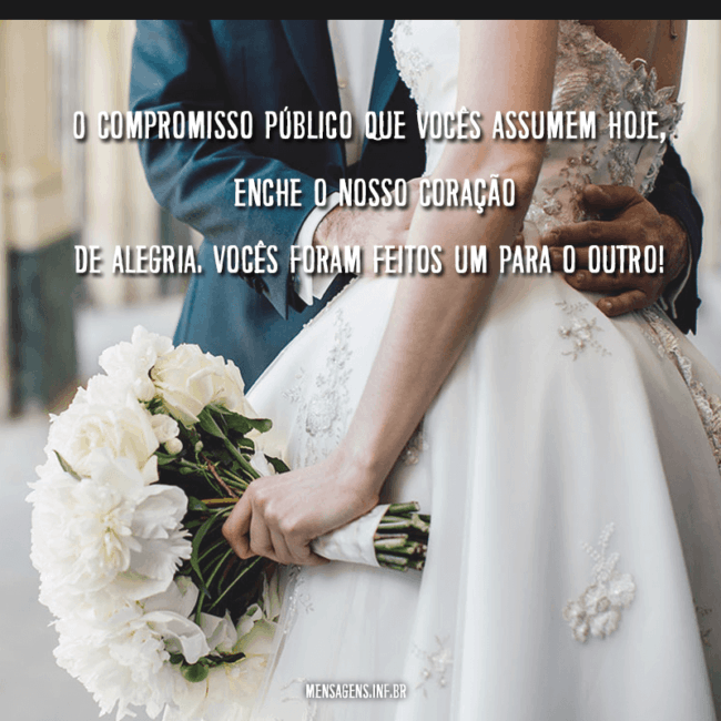mensagem de casamento para cartão simples