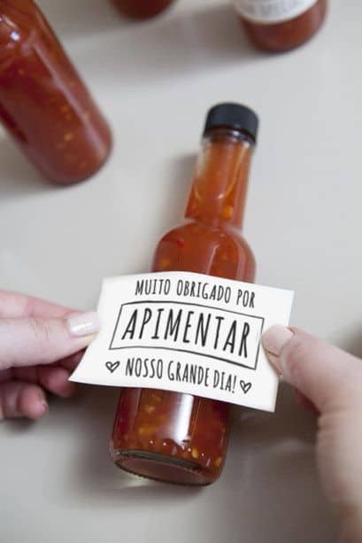 lembrancinha criativa e DIY para casamento