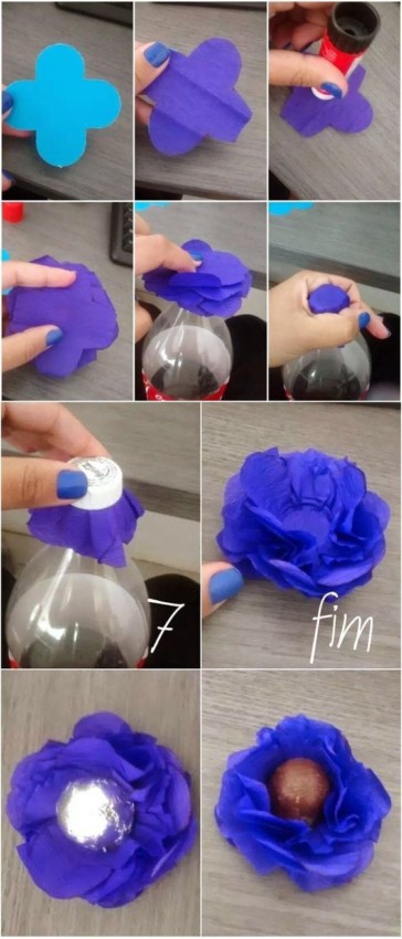 como fazer forminha de docinhos de casamento DIY