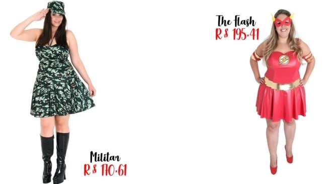 modelos e onde comprar fantasia plus size