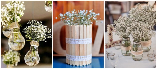 ideias DIY para casamento simples
