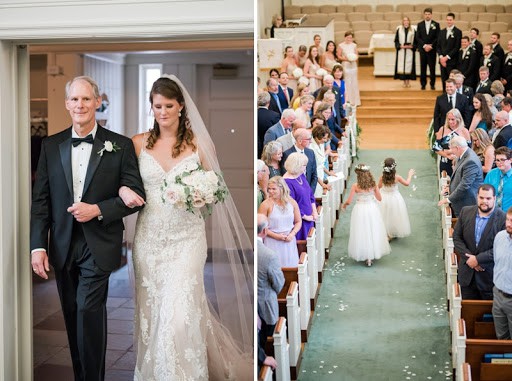 Dica de entrada para casamento na igreja