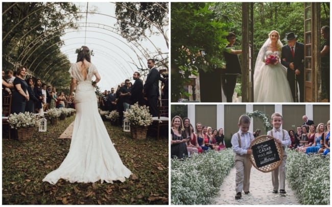 Dicas para a entrada do casamento