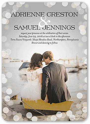 convites de casamento casal no barco