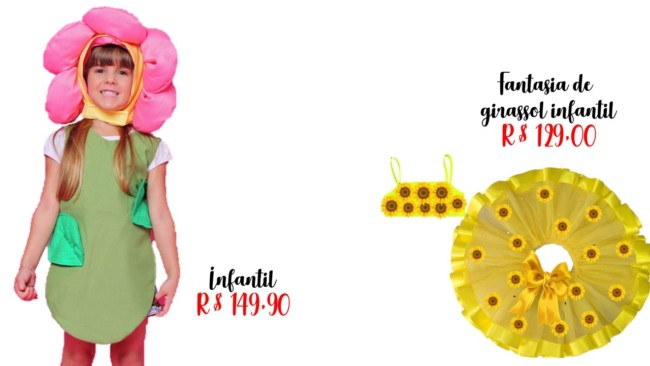 onde comprar fantasia e flor