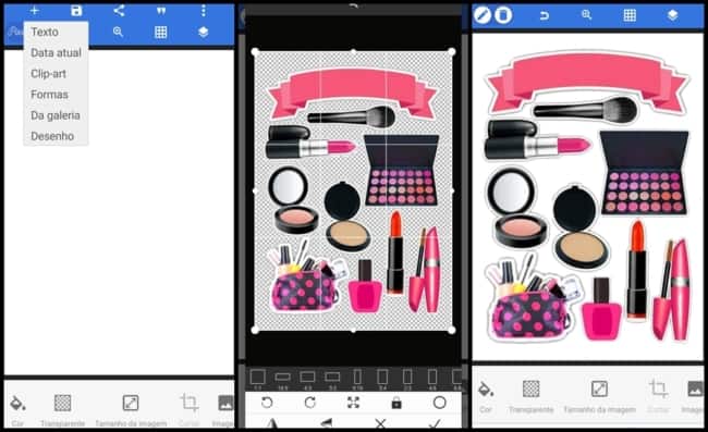 passo a passo para fazer topper de bolo no celular