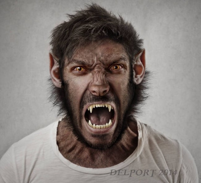 fantasia realista de transformacao em lobisomem