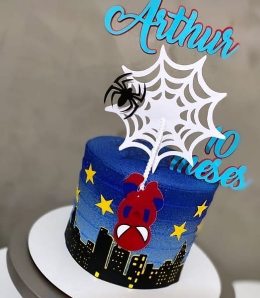 Topo Imagem Bolo Homem Aranha Bebe Br Thptnganamst Edu Vn