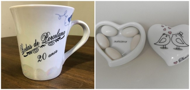 ideias de lembrancinhas para bodas de porcelana