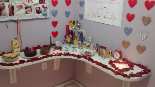 Festa Surpresa para Namorado Decoraç u00e3o, presentes e pratos! Festa No Quarto ~ Festa Surpresa para Namorado Decoraç u00e3o, presentes e pratos!