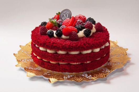 bolo pelado red velvet
