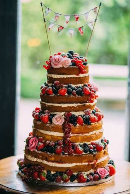 Naked Cake Bolo Pelado Para Festa Modelos Receitas E Como Decorar 5430