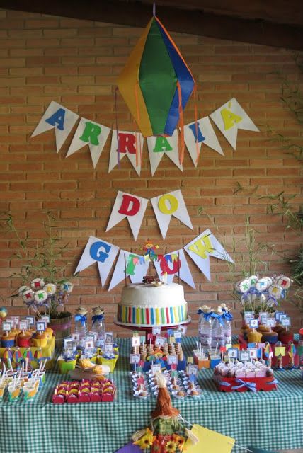 decoração festa junina infantil