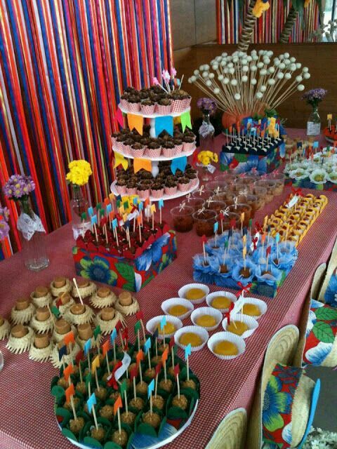 decoração mesa de doces