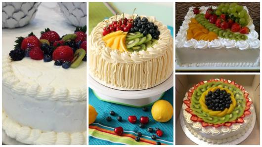 ideias de bolo de frutas