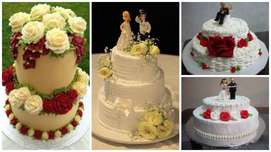 bolo decorado casamento